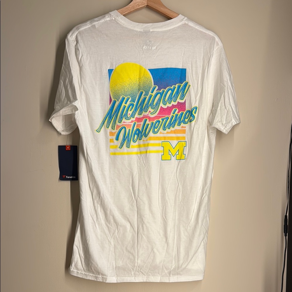 NWT Men’s Michigan Wolverines White T-Shirt
